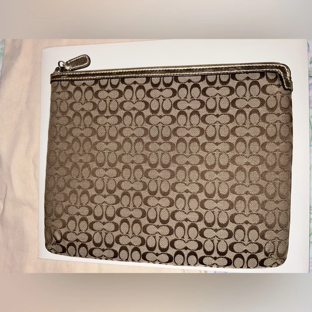 Coach iPad sleeve